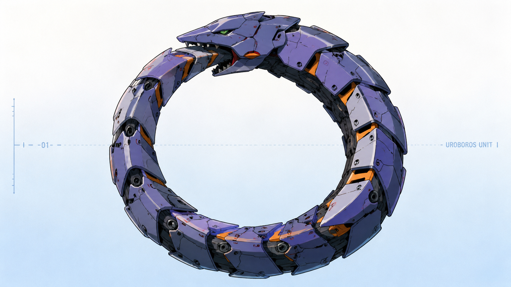 Robot Ouroboros Artwork