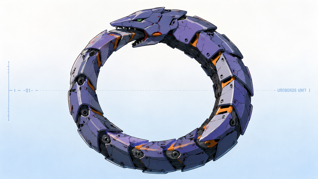 Robot Ouroboros Artwork