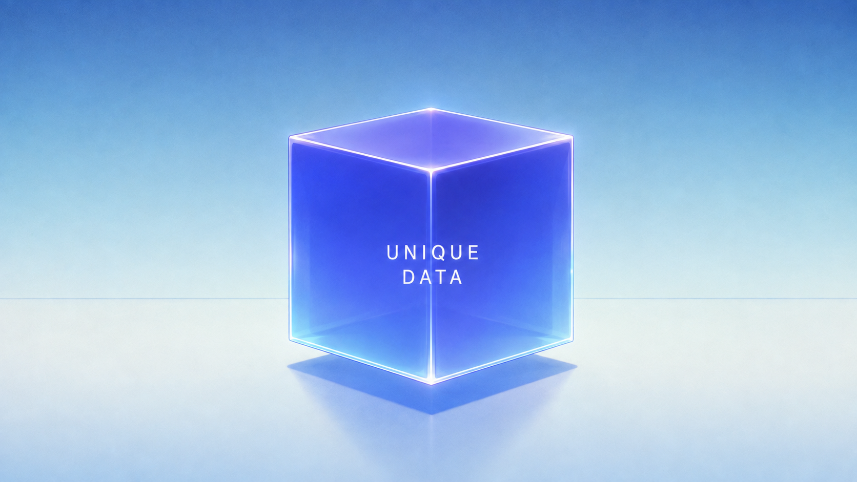 Glowing Unique Data Cube